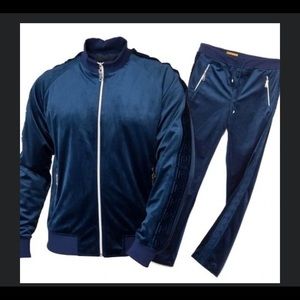 Prestige Original Navy Blue Luxury Velour Velvet